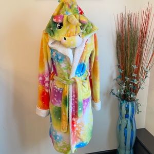 Kids Fuzzy Bath Robe